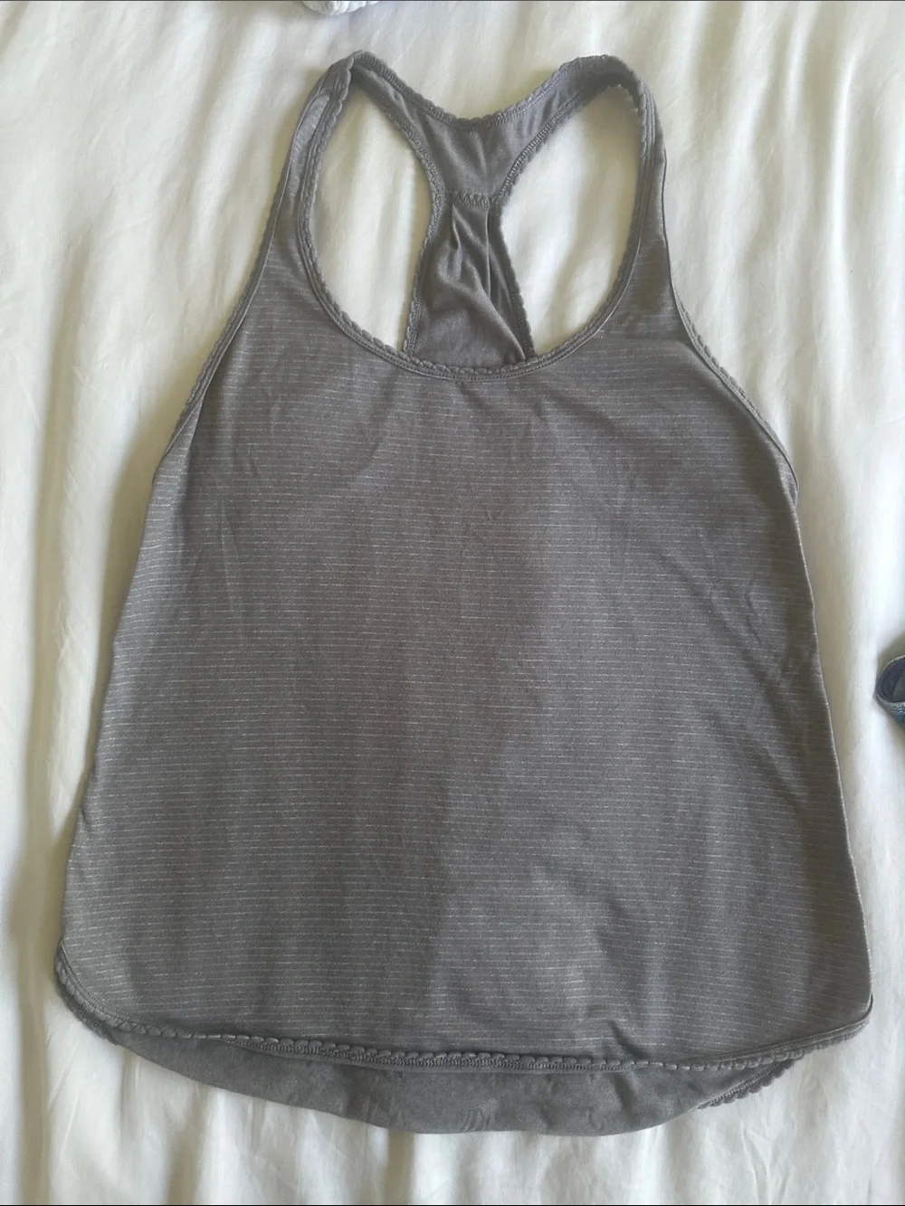 lululemon athletica Gray Racerback Tank